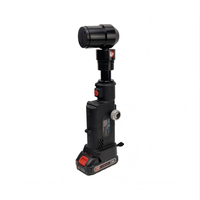 Punzonadora Hidráulica SME-8B de 21V con Batería de Iones de Litio, para Perforar Orificios Cuadrados en Acero Aleado, Chapa Metálica, Gabinetes Eléctricos y Cajas
