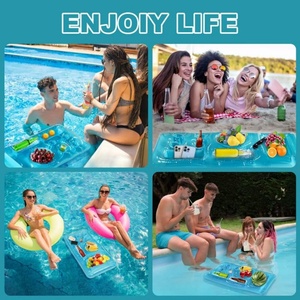 Juguetes Inflables para Piscina de Verano, Cama Flotante Inflable para Entretenimiento Acuático, Cama Inflable para Piscina - Product Image 3