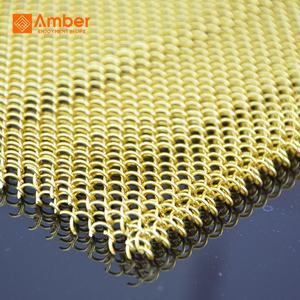 <span class=keywords><strong>Cortinas</strong></span> de Malla Metálica Decorativas <span class=keywords><strong>para</strong></span> Gabinetes de Pared, Duraderas y de Venta Caliente, en Acero Inoxidable, Cobre y Aluminio - Product Image 5