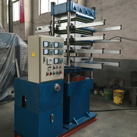 Machine automatique de fabrication de dalles de sol en caoutchouc, presse de vulcanisation hydraulique pour dalles emboîtables, équipement de gymnase et de terrain de jeux