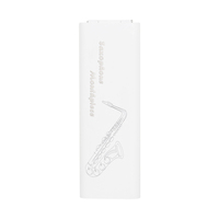 PJ1298 Nouveau saxophone clarinette universel séparé double face fente pour carte indépendante pièce unique blanc roseau boîte sax stockage
