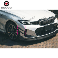Ailerons avant en fibre de carbone sèche style TAKD pour pare-chocs avant BMW LCI G20 G21 320i 330i M340i Série 3