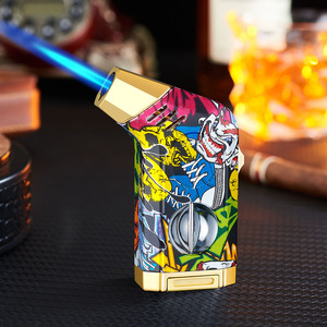 <span class=keywords><strong>Accendino</strong></span> Creativo in Metallo per Sigari, a Gas Butano, Antivento, Multifunzione, Accenditore di Alta Gamma, <span class=keywords><strong>Regalo</strong></span> <span class=keywords><strong>Personalizzato</strong></span>, Vendita all'Ingrosso Transfrontaliera - Product Image 6