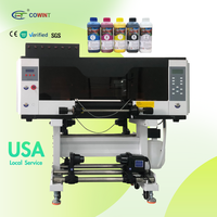 Imprimante UV DTF A3 Cowint nouvelle génération, machine d'impression de films autocollants et de stickers en cristal de 30 cm avec encre UV