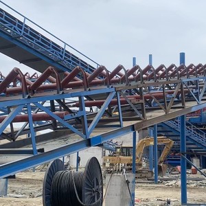 ゴム製コンベヤベルト用の良価格コンベヤアイドラーローラーセット - Product Image 3