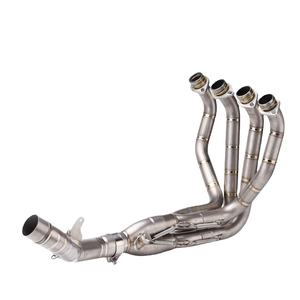 Titanium Alloy Front Section for Z1000 Exhaust System Upgrade <b>Motorcycle</b> Muffler <b>Motorcycle</b> Exhaust Muffler Exhaust - Product Image 1