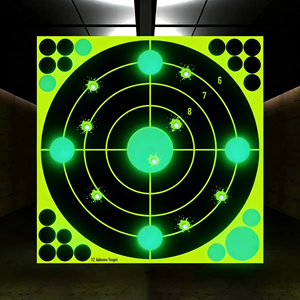 Papel de Tiro que Brilla en la Oscuridad, Fácil de Ver al Impactar, Papel de Tiro de Alta Visibilidad para Práctica con Retroalimentación Visual - Product Image 2