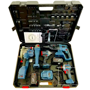 <span class=keywords><strong>4</strong></span> trong 1 không dây công cụ điện thiết lập không chổi than đa chức năng với trường hợp khó khăn bao gồm điện cờ lê OEM hỗ trợ - Product Image 3