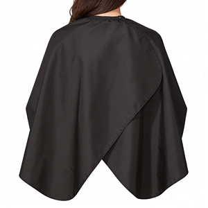 Super barbiere Custom <span class=keywords><strong>per</strong></span> parrucchieri mantella con il trucco chiavistelli a prova di candeggina grembiule <span class=keywords><strong>per</strong></span> il taglio dei <span class=keywords><strong>capelli</strong></span> Custom Chemical Cape - Product Image 5