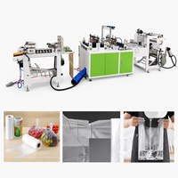 Machine à fabriquer des sacs en polyéthylène (PE) biodégradable à 100 %, série SF-D, à rouleaux continus, avec deux servomoteurs