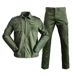 2023-2024 Tactical Uniform US BDU Combat Woodland Camouflage Ripstop Trousers Cargo Tactical Pants Trousers For Men