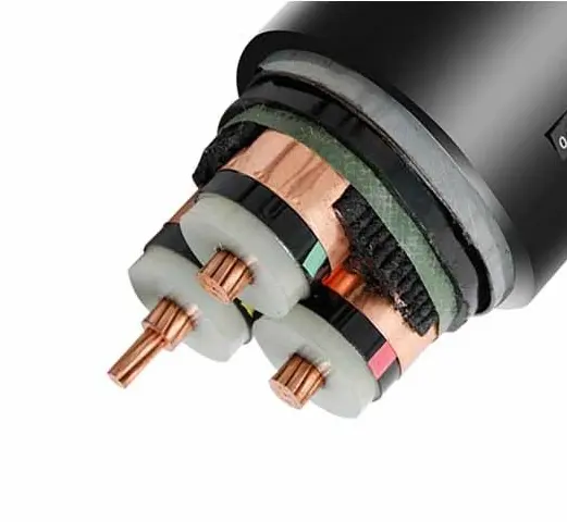3 çekirdekli bakır/alüminyum iletken 1.5mm2 - 400mm2 Xlpe yalıtımlı zırhlı kablo pvc kılıf güç kablosu