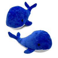 Packs de chaleur pour micro-ondes avec un design de baleine en peluche, jouet en peluche pour enfants