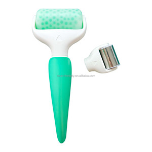Meilleures ventes Maison Petit Masseur Santé Rouleau de Glace Visage Yeux Corps Massage Froid Vert Visage Beauté Soins de la Peau Ensemble Produits de Beauté - Product Image 1