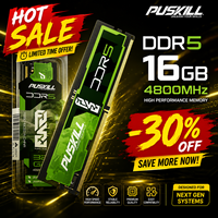 Module de mémoire de bureau PUSKILL DDR5 16 Go 32 Go 6000 MHz UDIMM RAM double canal pour mise à niveau de la mémoire de PC