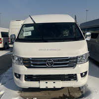 Nouveau minibus FOTON View G9 blanc, toit surélevé, longue base, 4x2, manuel, 19 places, pour le transport interurbain de passagers