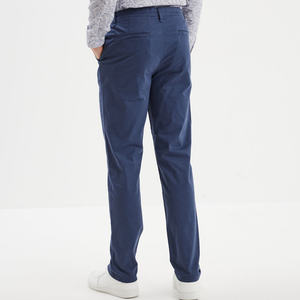 Performance Casual Stretch Chino <b>Trousers</b> for <b>Men</b> Straight Leg Eco-Friendly Quick Dry Breathable Moisture Managing Fabric - Product Image 3