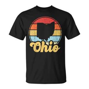 T-shirt Ohio Roots Vintage Ohio Native Home State Pride - Product Image 1