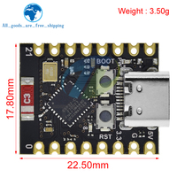 Carte de développement TZT ESP32-C3 MINI, carte de développement ESP32 SuperMini, carte de développement RP2040, WiFi Bluetooth