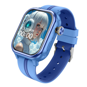 Nuovo Design 2025 KT39 Smartwatch GPS 4G per Bambini con Fotocamera Rotante 1+16GB con Monitoraggio della Frequenza Cardiaca <span class=keywords><strong>Google</strong></span> <span class=keywords><strong>Play</strong></span> Nero Rosa Blu - Product Image 2