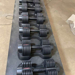 Équipement <span class=keywords><strong>de</strong></span> <span class=keywords><strong>musculation</strong></span> pour les bras, équipement <span class=keywords><strong>de</strong></span> fitness, poignée à réglage rapide, ensemble <span class=keywords><strong>de</strong></span> poids <span class=keywords><strong>de</strong></span> 20 kg, haltère multifonction réglable avec plateau - Product Image 4