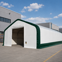 Grande Tente de Stockage Logistique à Structure Arche pour Entrepôt, Événements, Expositions, Abri Pare-Soleil, Auvent Mobile pour Parking, Imperméable, Extérieur