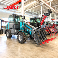 Chargeuse télescopique homologuée CE, chargeuse à bras télescopique, 1,8 tonne, levage stable pour travaux d'installation en hauteur