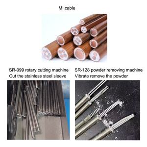 Vibrador de polvo de Cable de alambre blindado de óxido de magnesio Máquina removedora de polvo de Cable de alta temperatura ultrasónica - Product Image 5