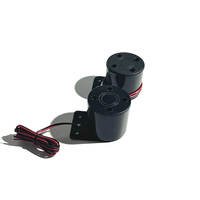 Sirène d'alarme active piézoélectrique SWT 12V DC 105dB à forte sonorité avec support de montage et câble pré-câblé pour système d'alarme de sécurité