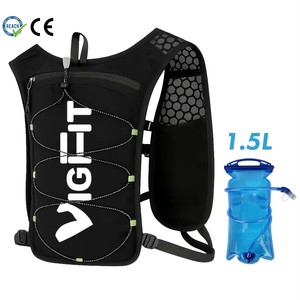 Ultralight thoáng khí đa chức năng giữ điện thoại thể thao ngoài trời Ba lô hydrat hóa chạy vest với sọc phản quang - Product Image 1