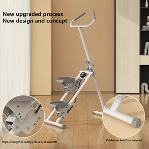 Appareil <span class=keywords><strong>de</strong></span> fitness multifonctionnel pliable et portable pour la maison, en acier léger, simulateur d'escalade, capacité 150 kg - Product Image 5