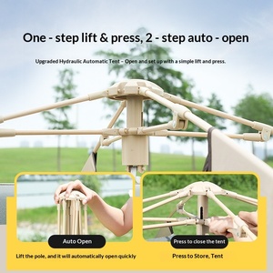 <span class=keywords><strong>Tenda</strong></span> da Campeggio Pieghevole Portatile Rinforzata Impermeabile Set Completo Attrezzatura da Campeggio Completamente Automatica in Tessuto Oxford - Product Image 3
