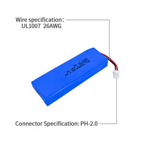 Lithium-Ionen-Batterie-Fertigungsanlage für Digitale UFX522569-2S-2C 1000mAh 7,4V 1C Entladung LiNiMnCoO2 Kathode 800 Batterie - Product Image 3