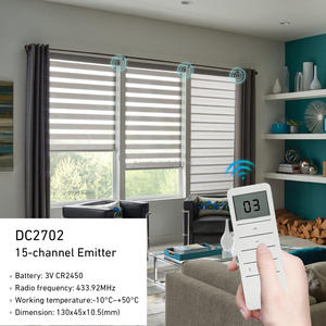 Control Remoto de Repuesto de 15 Canales # DC2702 Controla hasta 15 Motores Motorizados (<span class=keywords><strong>Toldo</strong></span>, Persiana, Cortina <span class=keywords><strong>Enrollable</strong></span>, etc.) - Product Image 2