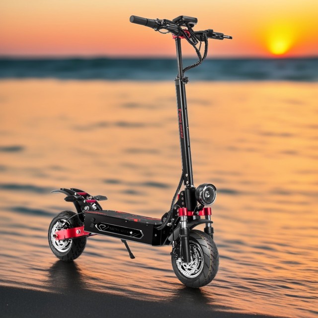 BOYUEDA Q7 Pro Max Adult 52V 90-100Km Range Dual Motor Off-Road Electric Scooter with NFC Support Acrylic Scooter with Seat