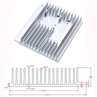 Dissipateur thermique en aluminium extrudé, Dissipateur thermique en aluminium extrudé, Dissipateur thermique en aluminium à plaque froide, Dissipateur thermique en aluminium haute puissance de grande taille