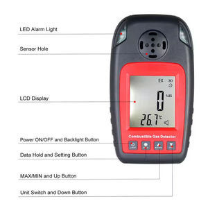 Nkyf NK-BZ10 + EX xách tay gas <span class=keywords><strong>Leak</strong></span> Detector & Tester với 3 * <span class=keywords><strong>AAA</strong></span> pin cho dễ cháy phát hiện khí - Product Image 5