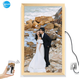 32 43 55 65 75 86 inch Khung ảnh kỹ thuật số thông minh với màn hình nghệ thuật 1920x1080 Chất liệu gỗ âm nhạc wifi-kích thước lớn nhất văn phòng nhà - Product Image 2