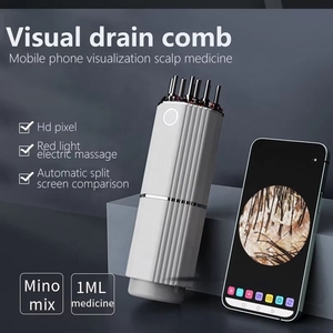 Hd Gevisualiseerde Haarolie Applicator Anti Haaruitval Trillingen Microcurrent Rood Licht Therapie Haargroei Apparaat Hoofdhuid Massager - Product Image 5