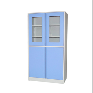 Librero Moderno con Vitrina, Archivador Plano Resistente a la Corrosión para Laboratorio, Almacenamiento, Escuela, Hospital y Sala <span class=keywords><strong>de</strong></span> Estar - Product Image 1