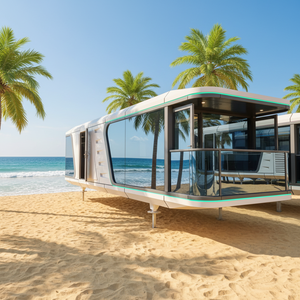 Casa Contenedor Prefabricada China de Acero Galvanizado, Impermeable, con Energía Solar, Ecológica, para Colonia Espacial, Escuela o Cocina - Product Image 3