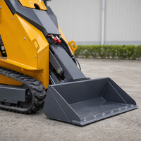 Mini-Kompaktlader T390 mit Raupenantrieb für Landschaftsbau, Gärtnerei und Hofarbeit, 250kg Nennlast, Benzinmotor, EPA EURO5