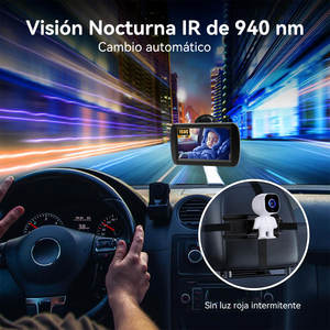 กล้องติดในรถยนต์สำหรับเด็กทารกกระจกที่นั่งในรถยนต์43นิ้วกล้องสำหรับเด็กวัยหัดเดิน12V - Product Image 6