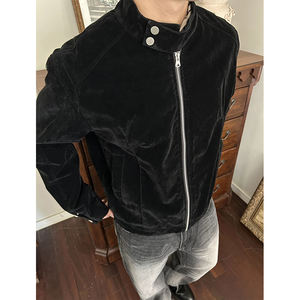 Chaqueta de Trabajo de Lona Gruesa para Hombre 2026, Estilo Carpintero Vintage, Forrada, para Uso Casual en Invierno - Product Image 4