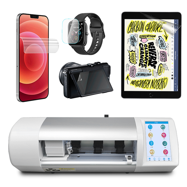 Teneth Fully Automatic Tablet Screen UV Protective Film Hydrogel Film Cutting Machine