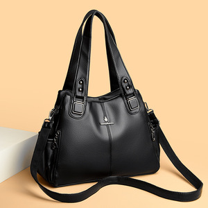 Nuova Borsa da Pendolare 2025 in Morbida <span class=keywords><strong>Pelle</strong></span> Atmosferica, Regalo per la Mamma, Borsa a Tracolla Singola per Donne di Mezza Età - Product Image 1