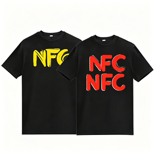 เสื้อยืดผู้ชายแขนสั้นพิมพ์ลายวินเทจคุณภาพสูง NFC ผ้าฝ้าย 100% สไตล์ลำลอง ขายส่ง ไซส์ใหญ่ แฟชั่นเสื้อผ้าออกกำลังกาย - Product Image 1