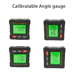충전식 디지털 각도 측정기 듀얼 레이저 / 네 면 자석 디지털 경사계 / 플라스틱 하우징 / OEM ODM - Product Image 5