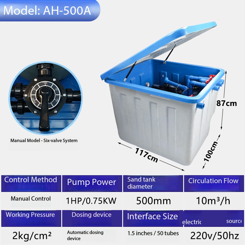 Sistema de filtro enterrado AH-500A