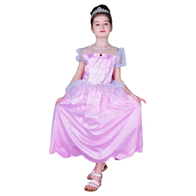 Halloween Dress Up Party Cosplay Princess Costume Fairy Elegant Beautiful Princess Dress For Girls